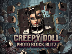 leikur Creepy Doll Photo Block Blitz