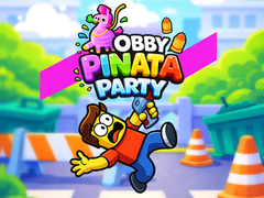 leikur Obby Pinata Party