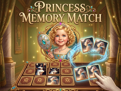 leikur Princess Memory Match