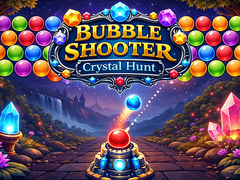 leikur Bubble Shooter Crystal Hunt