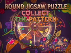 leikur Round jigsaw Puzzle - Collect the Pattern