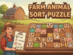 leikur Farm Animal Sort Puzzle