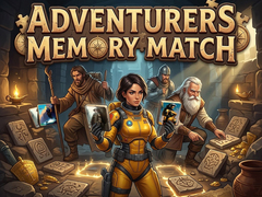 leikur Adventurers Memory Match