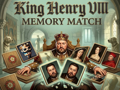 leikur King Henry VIII Memory Match