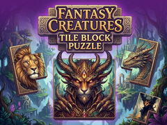 leikur Fantasy Creatures Tile Block Puzzle