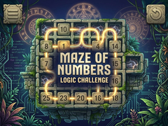 leikur Maze of Numbers