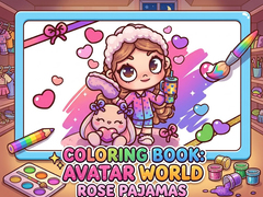 leikur Coloring Book: Avatar World Rose Pajamas