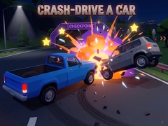 leikur Crash-drive a car
