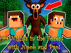 leikur 99 Nights in the Forest with Noob and Pro!