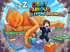 leikur Obby Parkour: Sleeping Brainrots