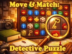 leikur Move & Match: Detective Puzzle