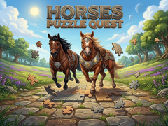 leikur Horses Puzzle Quest