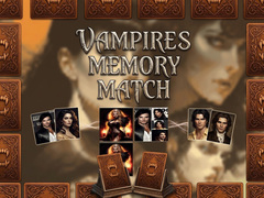 leikur Vampires Memory Match