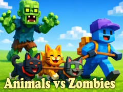 leikur Animals vs Zombies