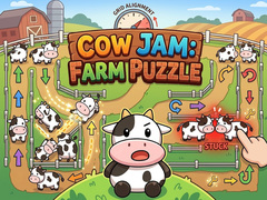 leikur Cow Jam Farm Puzzle