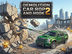 leikur Demolition Car Rope and Hook 2