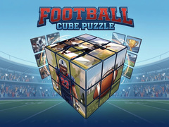 leikur Football Cube Puzzle