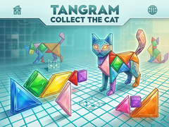 leikur Tangram Collect the cat