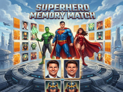 leikur Superhero Memory Match