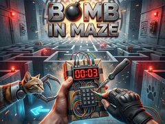 leikur Bomb in Maze