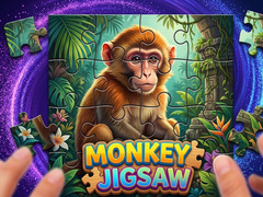 leikur Monkey Jigsaw