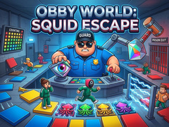 leikur Obby World Squid Escape