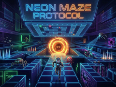 leikur Neon Maze Protocol
