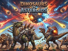 leikur Dinosaurs vs Asteroids