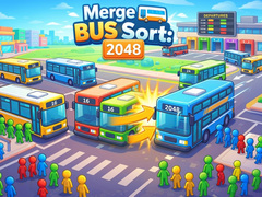 leikur Merge Bus Sort: 2048