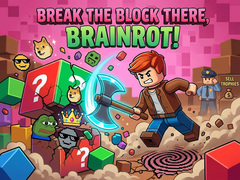 leikur Break the block there, Brainrot!
