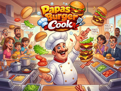 leikur Papas Burger Cook