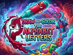 leikur Draw and Color the Alphabet Letters