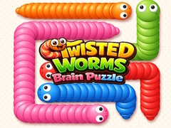 leikur Twisted worms Brain Puzzle