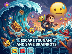 leikur Escape Tsunami and Save Brainrots