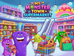 leikur My Monster Town Supermarket