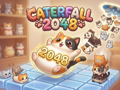 leikur Caterfall 2048