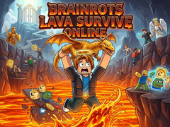 leikur Brainrots Lava Survive Online