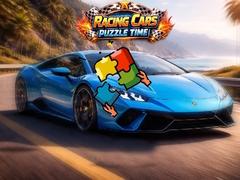 leikur Racing Cars Puzzle Time