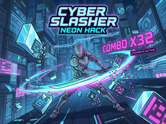 leikur Cyber Slasher: Neon Hack