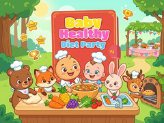 leikur Baby Healthy Diet Party