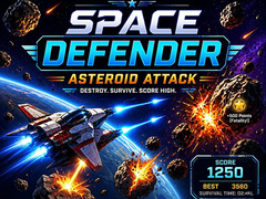leikur Space Defender: Asteroid Attack