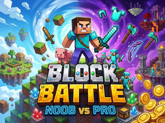 leikur Block Battle - Noob vs Pro