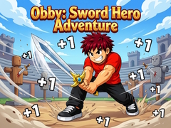 leikur Obby: Sword Hero Adventure