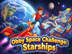 leikur Obby Space Challenge: Starships