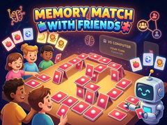 leikur Memory Match with Friends
