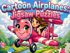 leikur Cartoon Airplanes: Jigsaw Puzzles