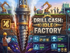 leikur Drill Cash: Idle Factory