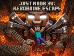 leikur Just Noob 3D: Herobrine Escape