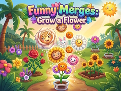 leikur Funny Merges: Grow a Flower