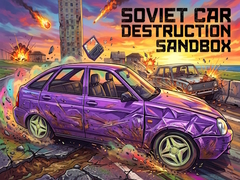 leikur Soviet Car Destruction Sandbox